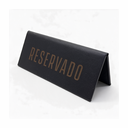 Cartel Reservado en EcoCuero